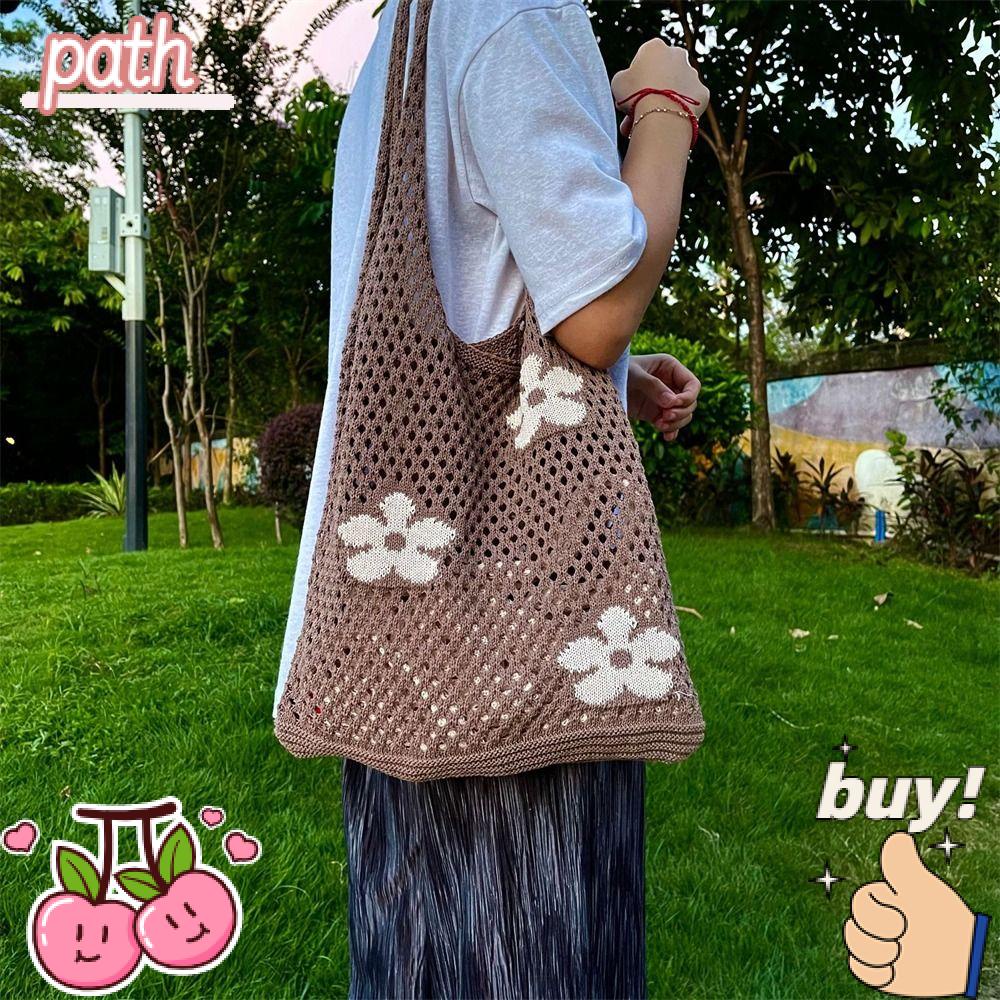 Túi Xách Đan Len Đeo Vai Sức Chứa Lớn Thời Trang Mùa Hè Cho Nữ