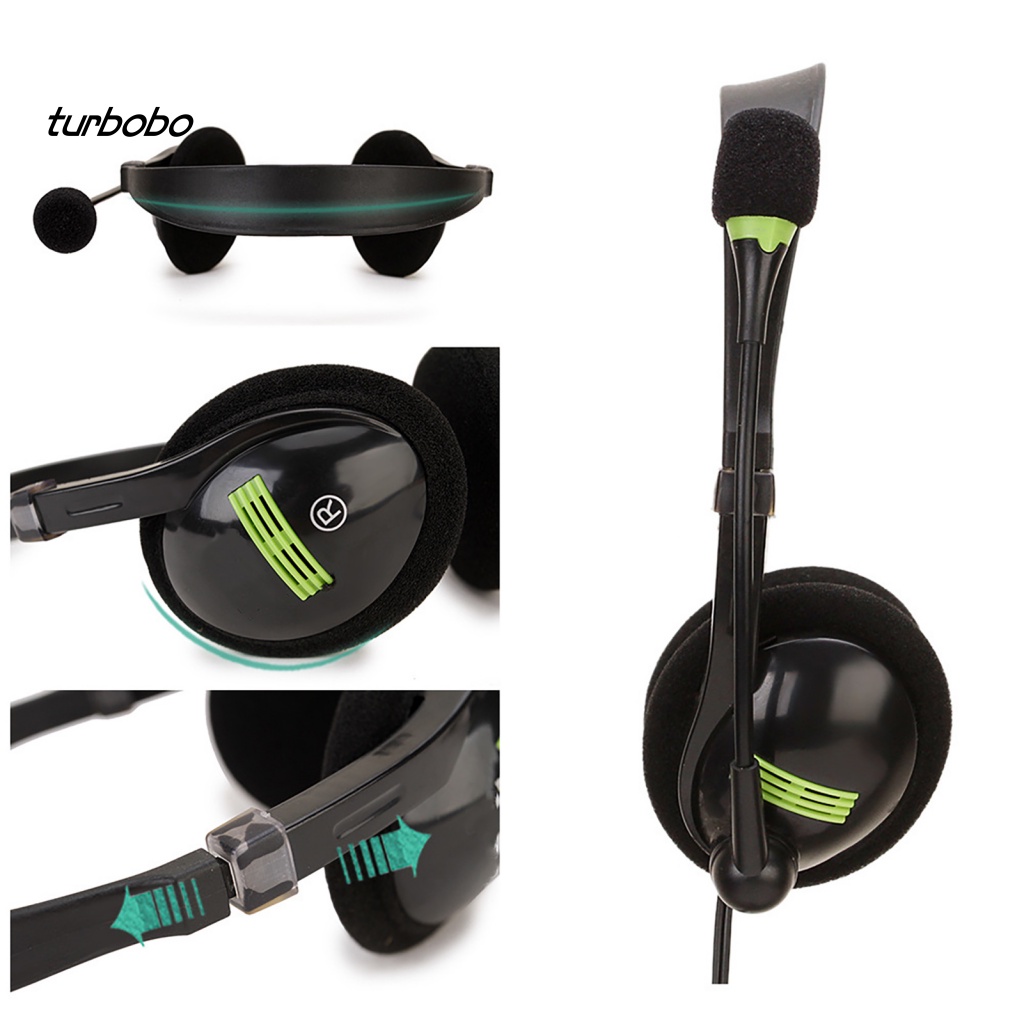 Tai Nghe Điện Thoại Di Động Turbobobo SY440 Giảm Tiếng Ồn Thoáng Khí Cổng USB 3.5mm Kèm MIC Cho Tài Xế / Văn Phòng /