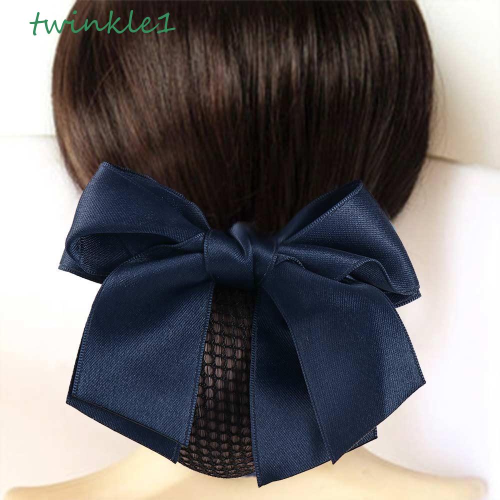 Kẹp Tóc Nơ Lưới Lấp Lánh Ngọt Ngào Cho Nữ