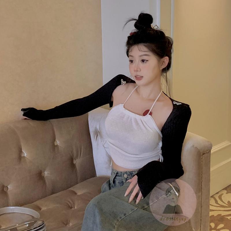 Áo Dây Rút Màu Trơn Thời Trang Mùa Hè Cho Nữ