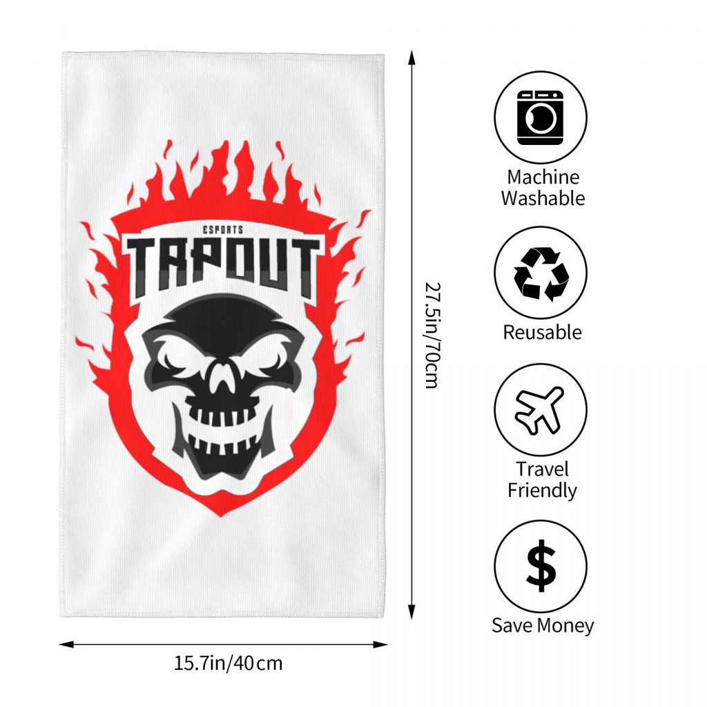 TapOut (1) Khăn thấm hút thân thiện với da Khăn vuông Khăn mặt thể thao ngoài trời Khăn đầu chạy bộ 