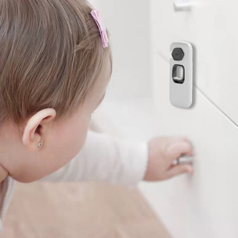 Khóa tủ lạnh, ngăn kéo, chốt chặn cửa cao cấp giữ an toàn cho bé  JP6