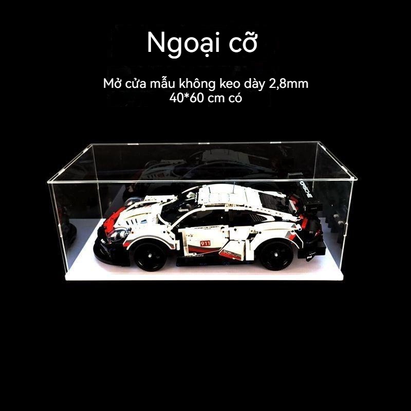 Hộp Trưng Bày Mô Hình Búp Bê 60 Cửa Cỡ Lớn Bằng Acrylic Trong Suốt Chống Bụi