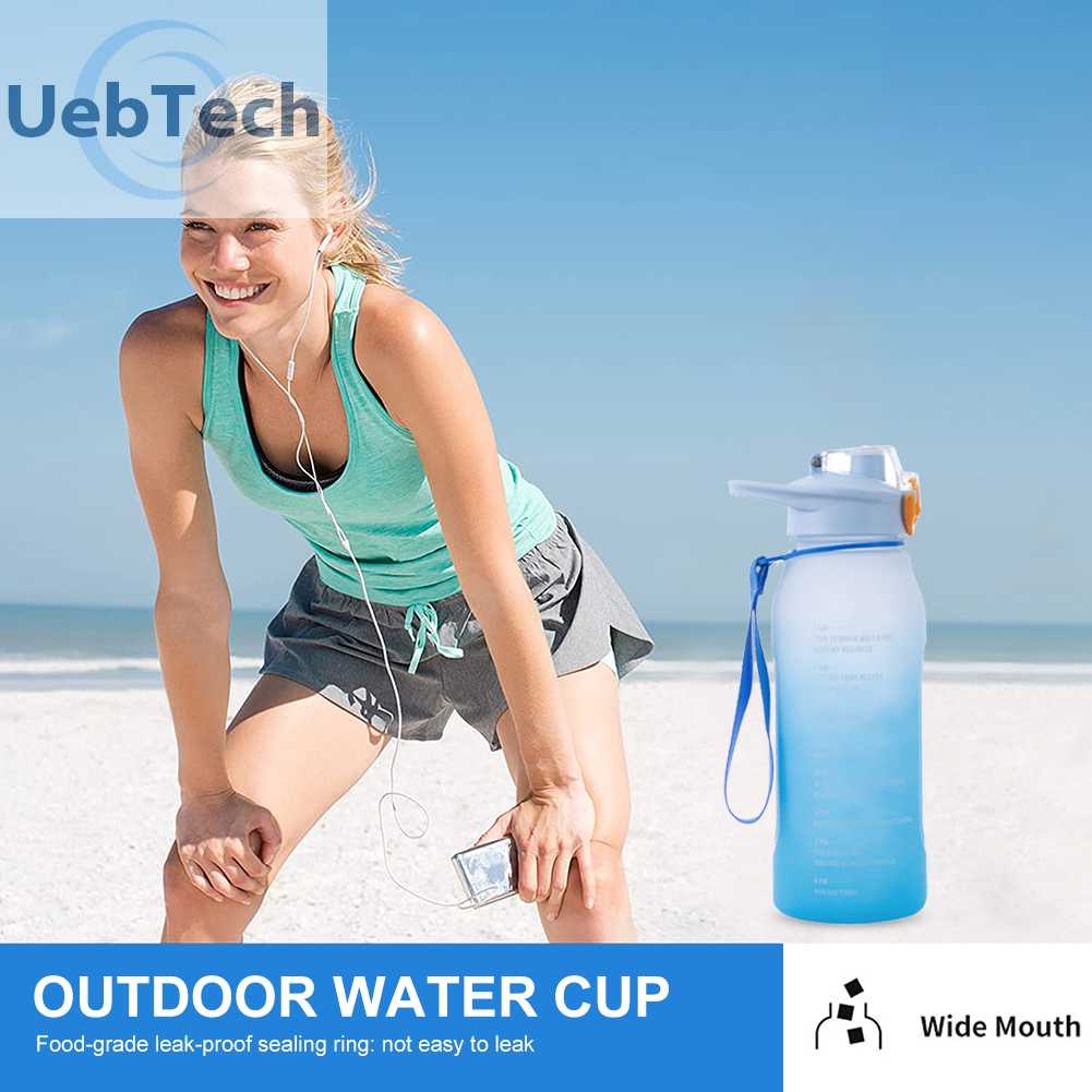 Bình Nước Thể Thao Màu Gradient Dung Tích 1300ML