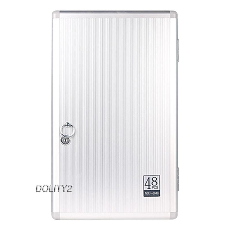 Tủ Đựng Chìa Khóa 48 Nút Bằng Kim Loại Gắn Tường Tiện Dụng Cho Văn Phòng / Nhà Kho