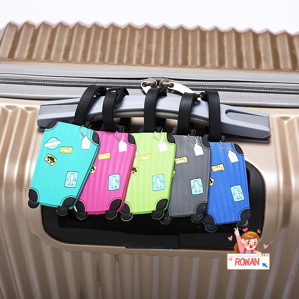 Thẻ Đánh Dấu Hành Lý Bằng Silicon Họa Tiết Hoạt Hình Dễ Thương