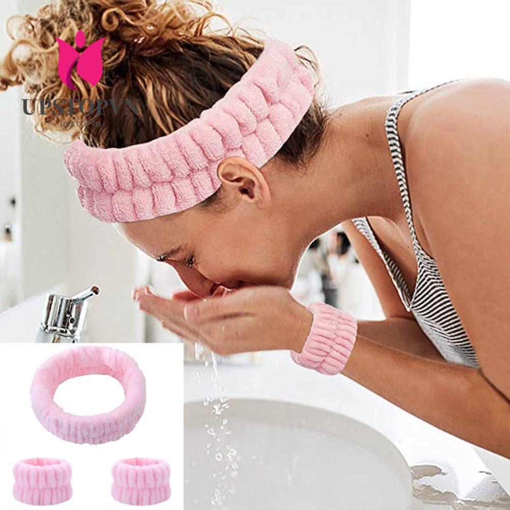 Băng Đô Cài Tóc Bằng Sợi Micro Mềm Mại Thấm Hút Tốt Tiện Dụng Cho Spa / Chạy Bộ /