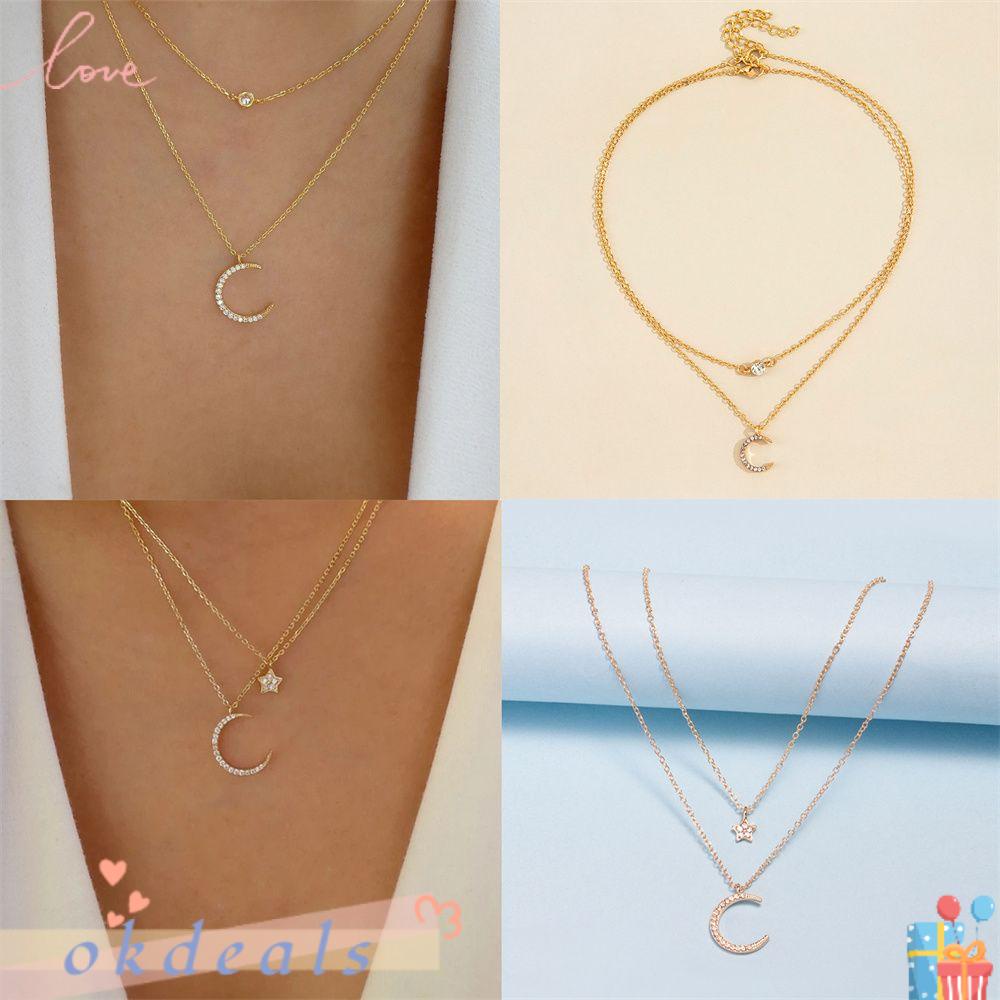 Vòng cổ Mặt Tam Giác Hàn Quốc OKDEALS|Trang Sức Ngôi Sao Không Cần Thiết Kế Tinh Tế Màu Sắc