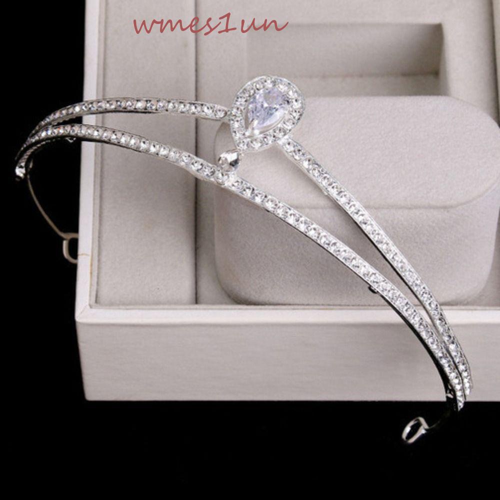 Vương Miện Cài Tóc Đính Đá Hình Giọt Nước 15H Phong Cách Bohemian Cổ Điển Thời Trang Cho Nữ