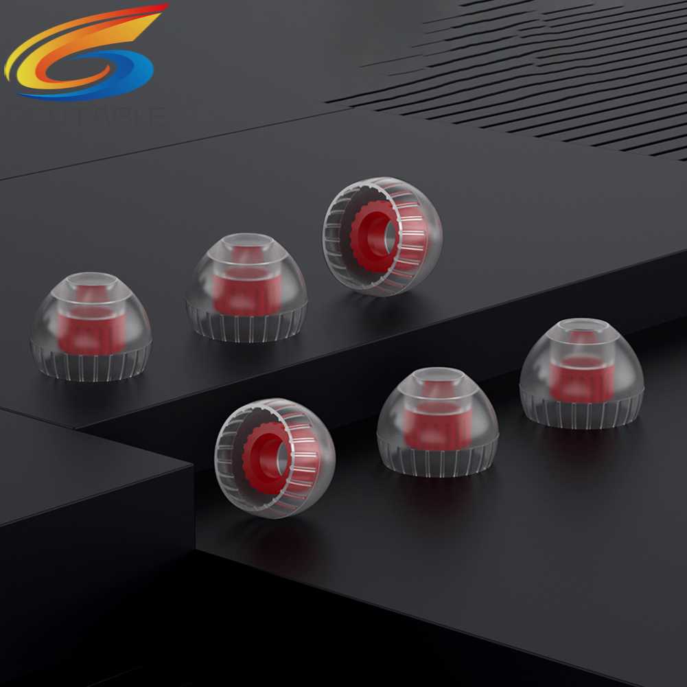 Set 3 Cặp Nút Bọc Bảo Vệ Tai Nghe Nhét Tai Bằng Silicon Tiện Dụng