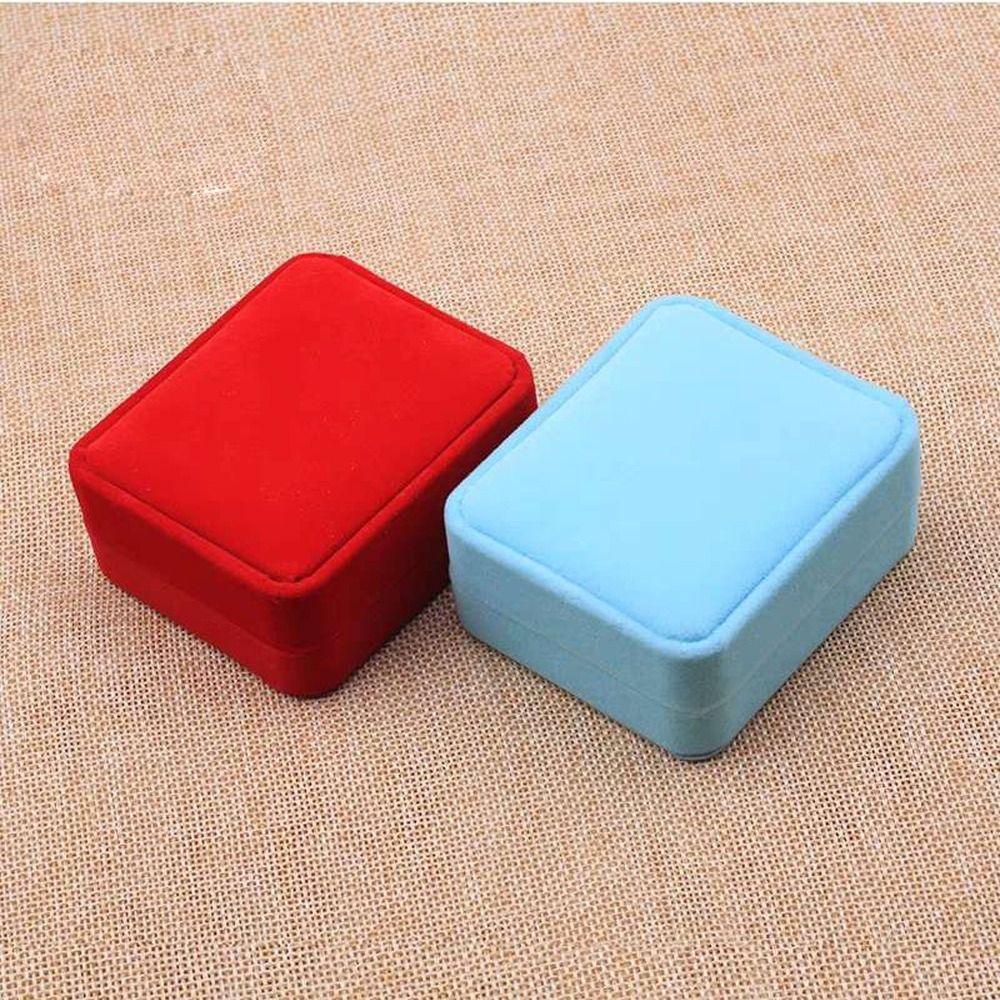 Hộp Nhung Trưng Bày Trang Sức Hình Vuông Chất Lượng Cao Ốp