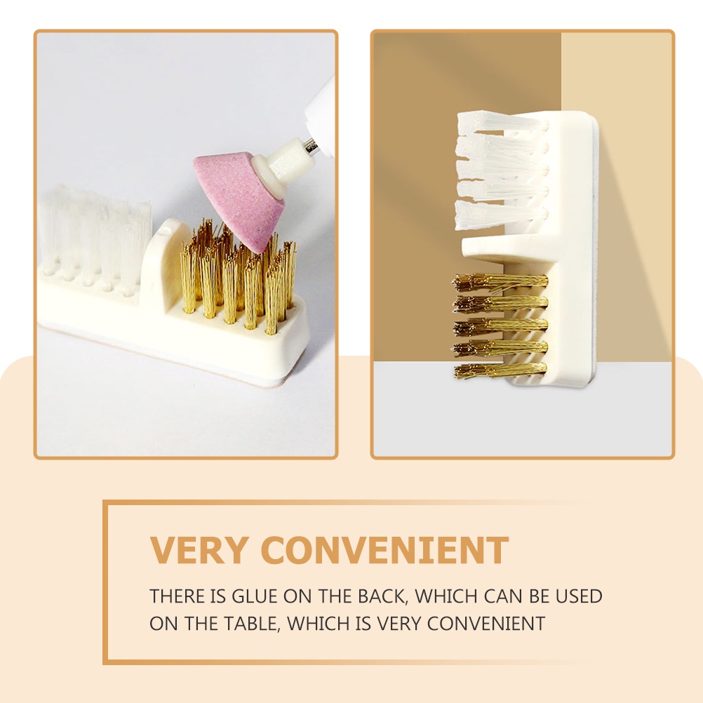 Bộ 4 Cọ Dây Đồng Dùng Làm Sạch Đầu Mài Móng Tay