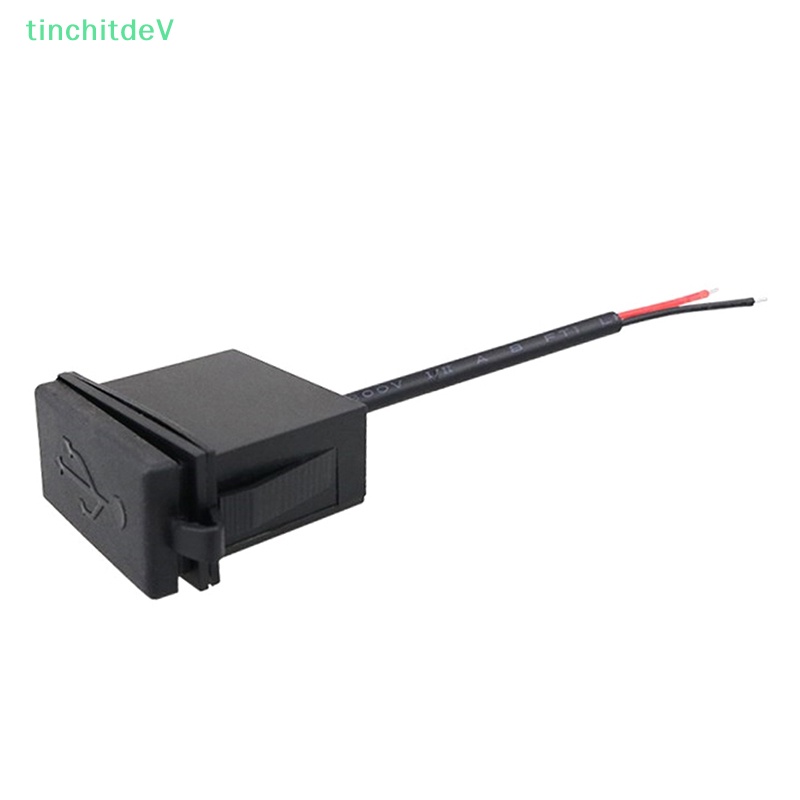 Ổ Cắm Sạc Một Cổng USB 12V / 24V 5V 2.4A Cho Xe Hơi Xe Máy