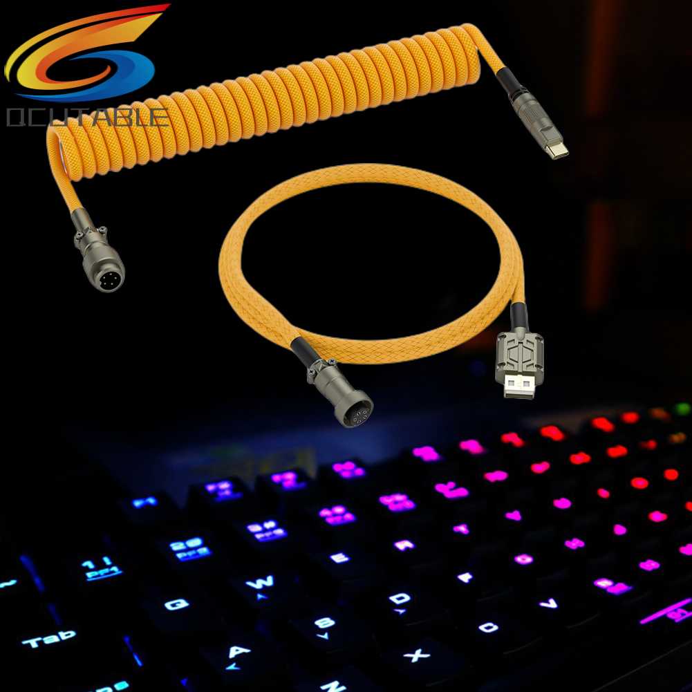 Dây Lò Xo Nối Dài 1.5m Chuyển Đổi Type C Sang USB