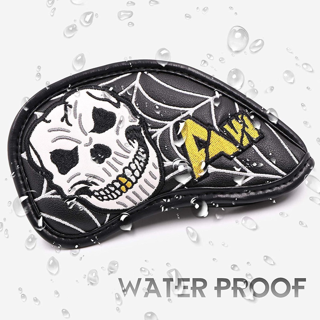 Bộ 10 Bọc Đầu Gậy Đánh Golf Da PU Chống Thấm Nước