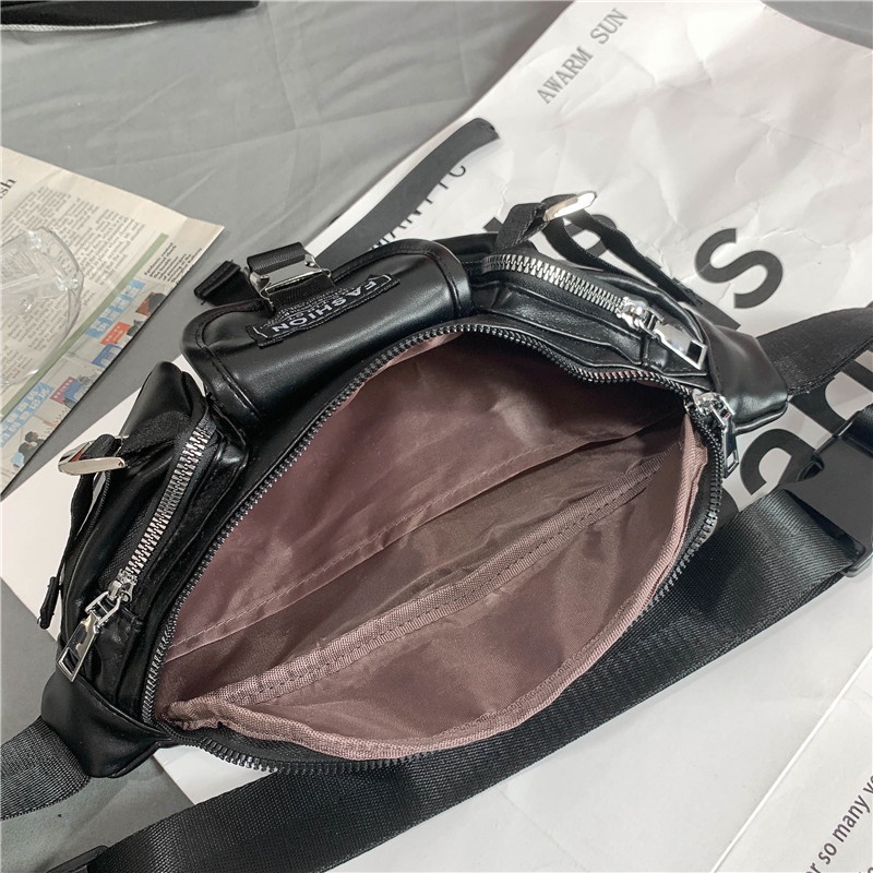 Túi Đeo Chéo Ngực Mềm Mại Phong Cách Thể Thao Hàn Quốc Cá Tính Cho Nữ