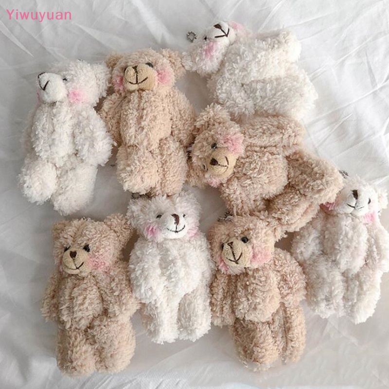 < Yiwuyuan > Móc Khóa Thỏ / Gấu Bông Hoạt Hình Dễ Thương Cho Nữ