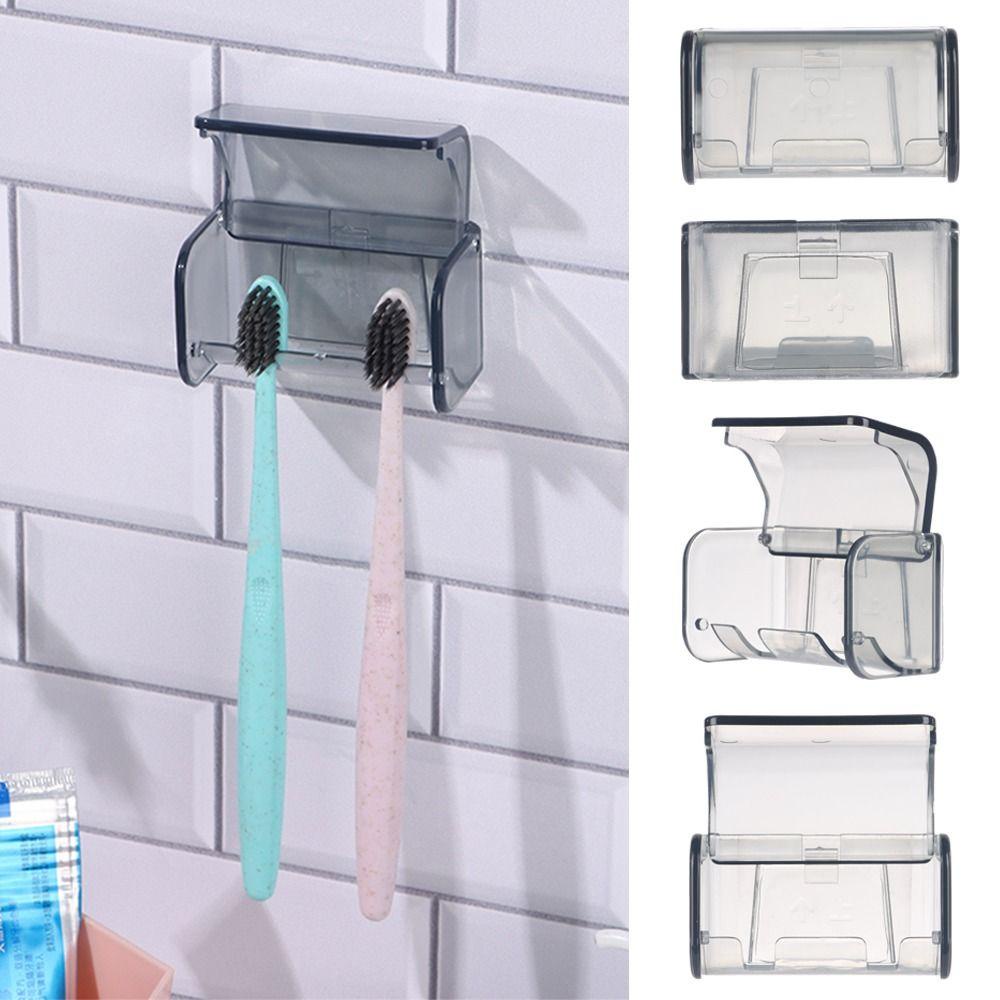 KUNHEV Giá đỡ bàn chải đánh răng thoát nước nhanh sạch và vệ sinh lắp đặt vô giá móc treo đơn giản