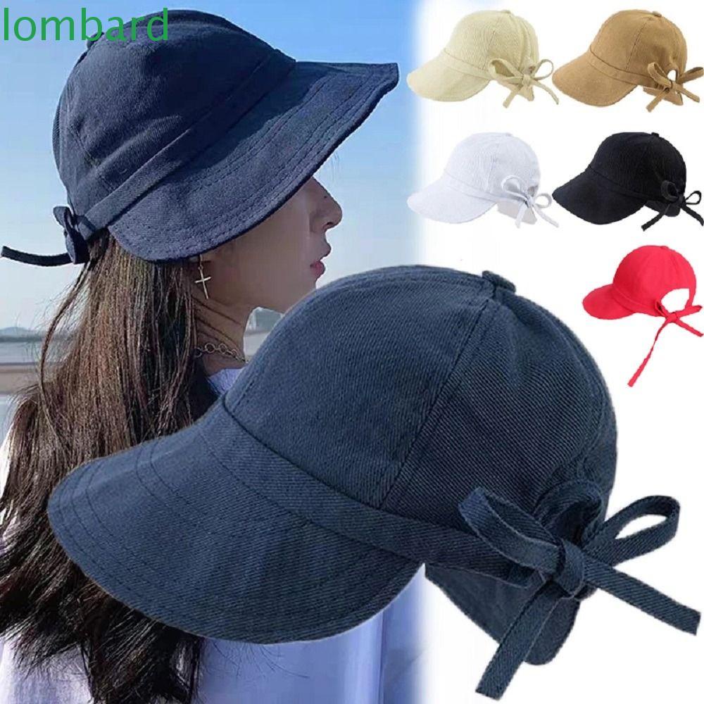 Nón Tai Bèo Rộng Vành Chống Tia UV Thoáng Khí Phối Nơ Xinh Xắn