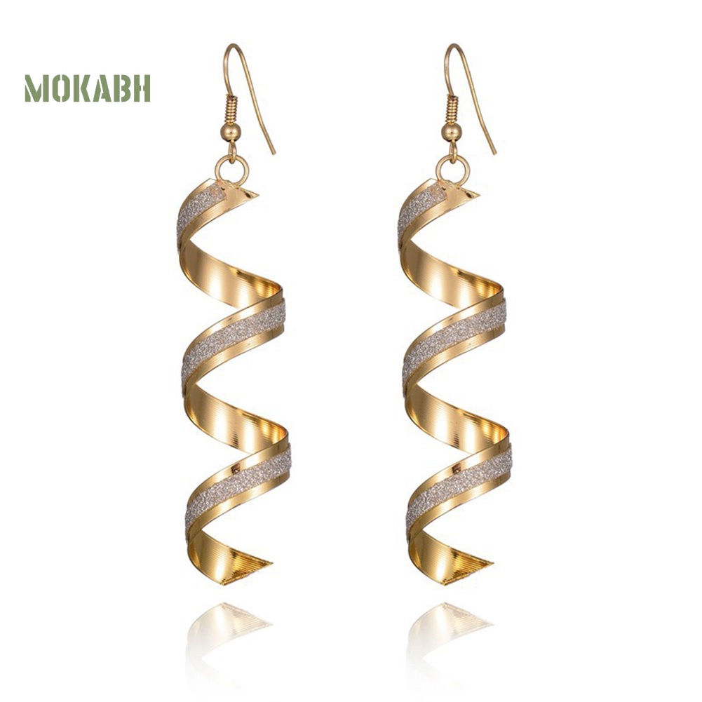 Bông Tai DạNg XoắN ĐíNh Đá ThờI Trang