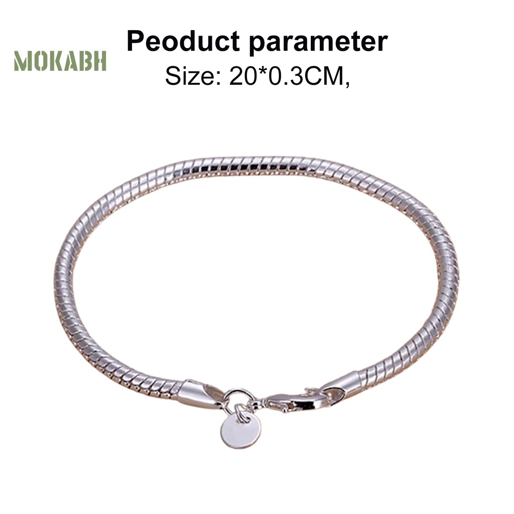 Vòng Tay Mạ Bạc Lấp Lánh Thời Trang Dự Tiệc Cho Nữ