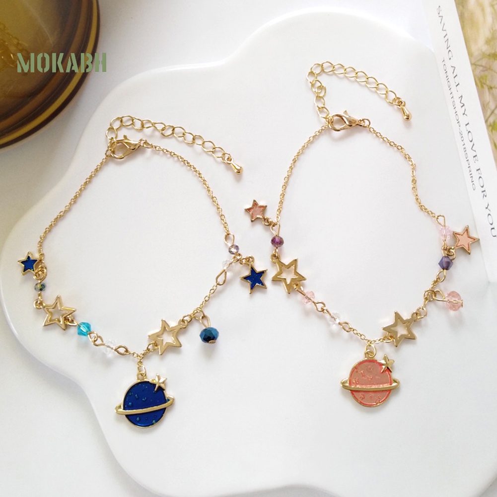 (Hot) Vòng Tay HợP Kim ĐíNh Đá HìNh Ngôi Sao Xinh XắN