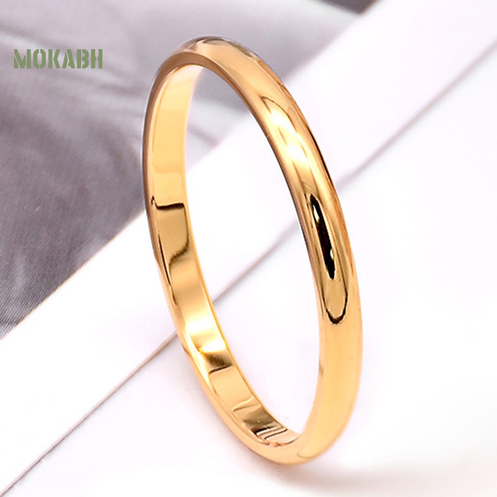 Nhẫn Cặp Bằng Thép Titan Tinh Tế Đa Ứng Dụng