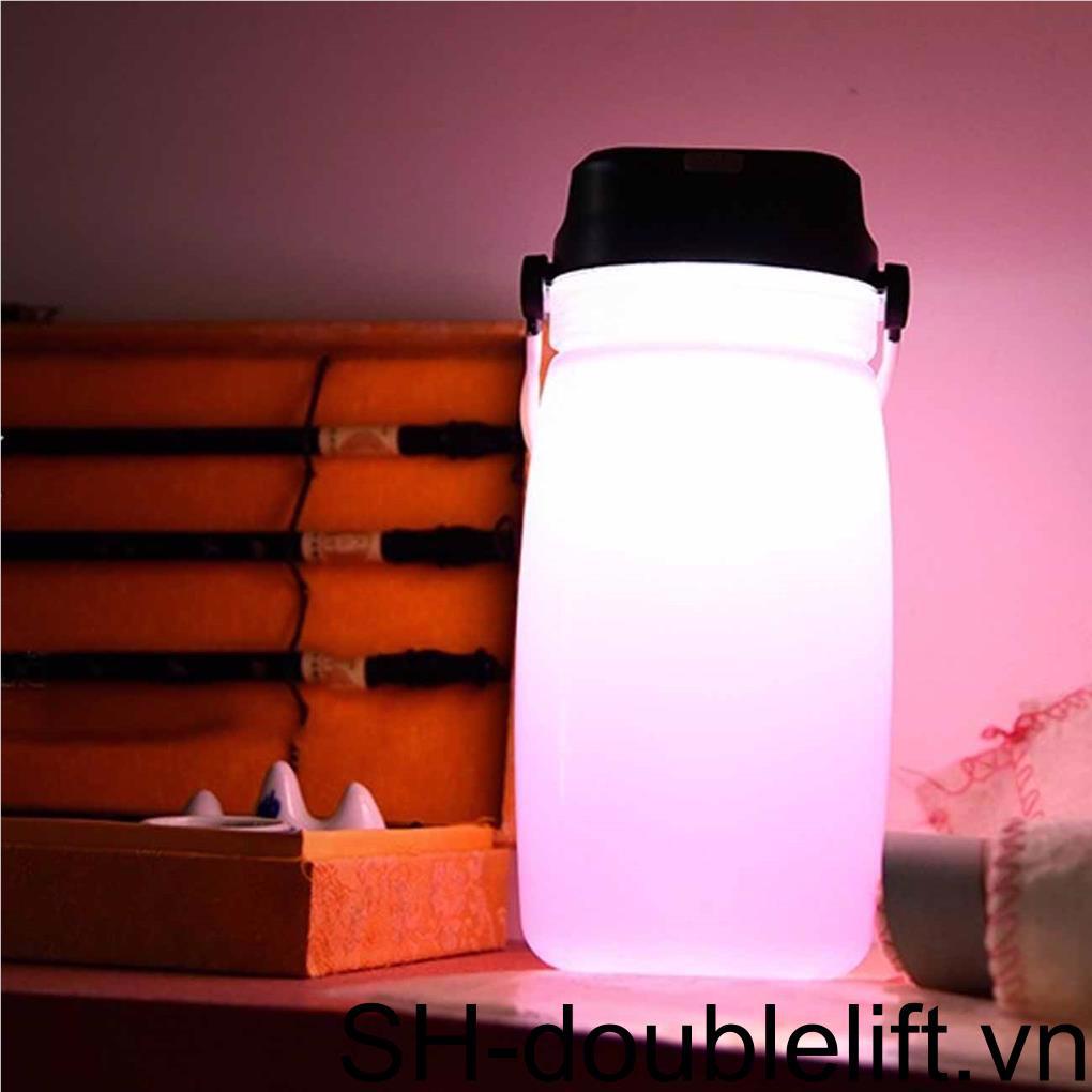 Đèn Treo Sạc USB Sử Dụng Năng Lượng Mặt Trời Tiện Lợi Khi Đi Cắm Trại