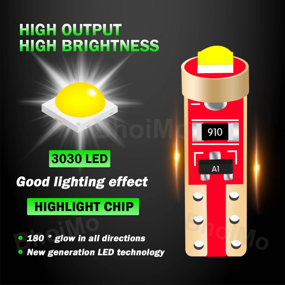 Bảng Điều Khiển Đèn Led T5 T3 T4.2 W3W T4.7 3030 Chuyên Dụng Cho Xe Hơi Xe Máy DC12V