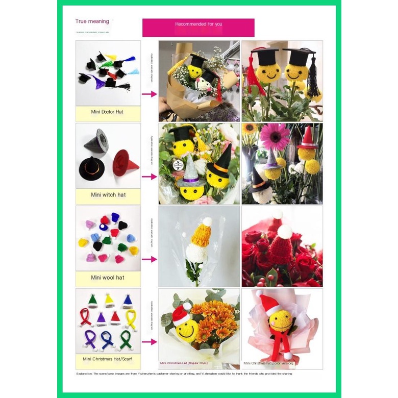 Búp Bê Đội Mũ Tốt Nghiệp Mini Bằng Vải Không Dệt Dùng Để Trang Trí