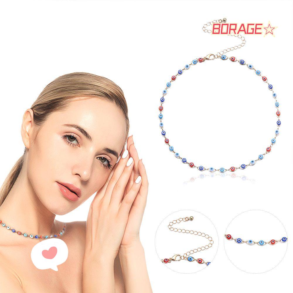 Vòng cổ Mạ Vàng 14K Mặt Hình BORAG|Áo Thun Nữ Tay Ngắn In Chữ Thời Trang Trẻ Trung