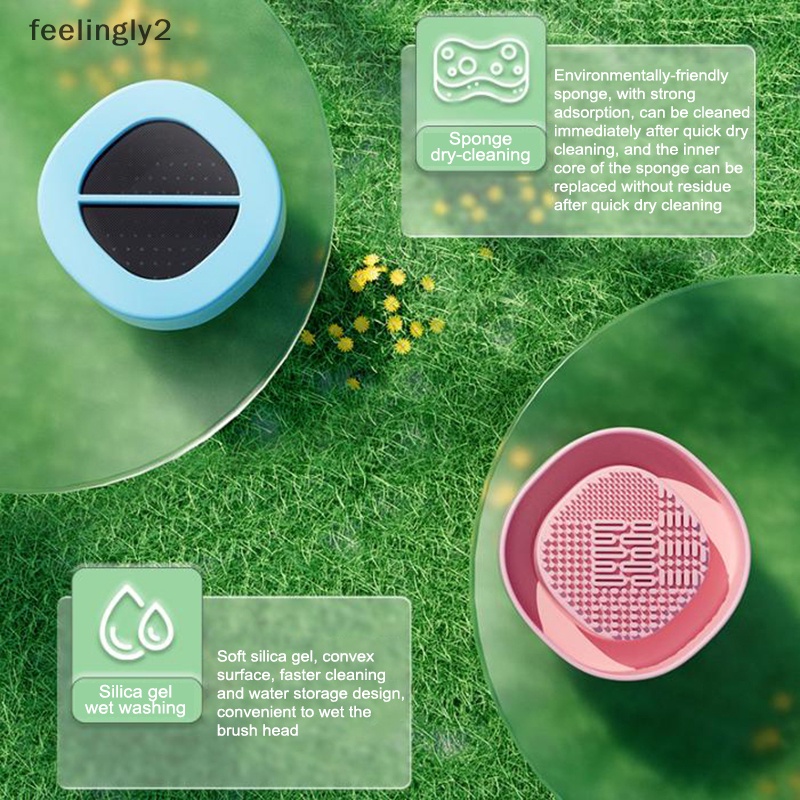 Miếng Silicone Vệ Sinh Cọ Trang Điểm Tiện Dụng Chất Lượng Cao