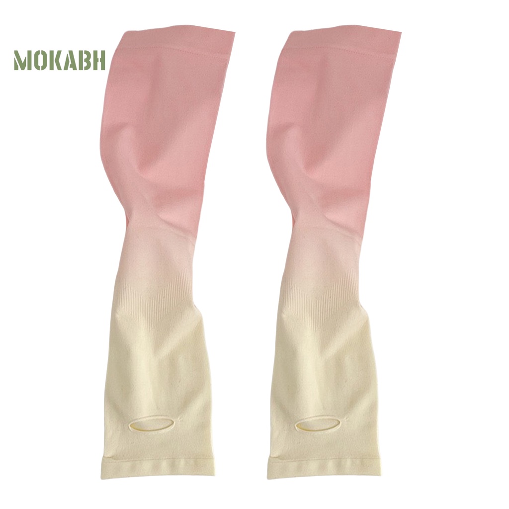 1 Cặp Ống Tay Áo Chống Tia UV Nhanh Khô Màu Gradient Thời Trang Mùa Hè Cho Nam Và Nữ