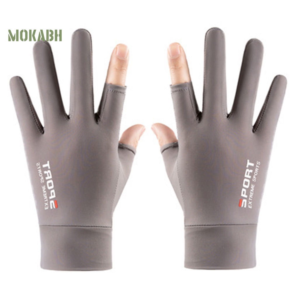 1 Cặp Găng Tay Dài Bằng Silicone Chống Trượt Họa Tiết In Chữ Dành Cho Nam