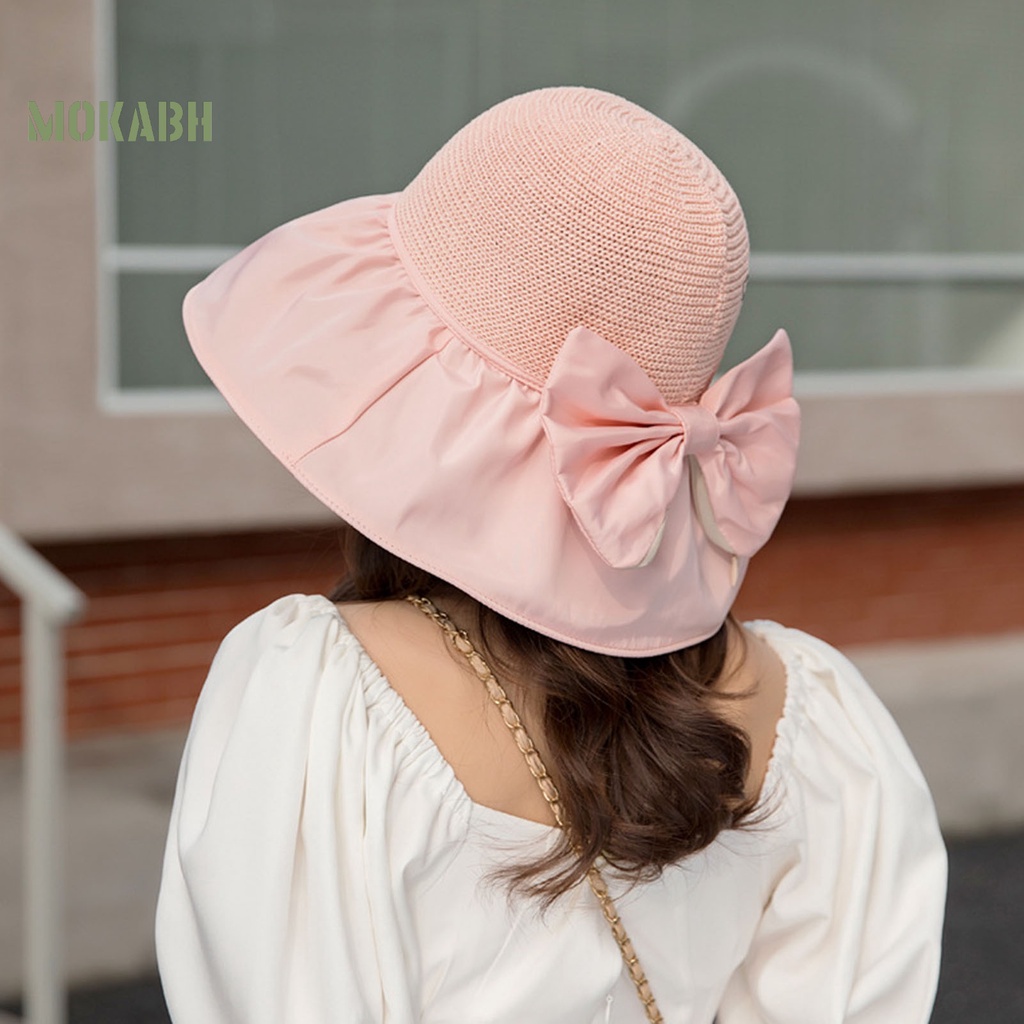 Nón Rộng Vành Bằng Vinyl Mềm Thoáng Khí Màu Tương Phản Thời Trang Đi Biển Mùa Hè Dành Cho Nữ