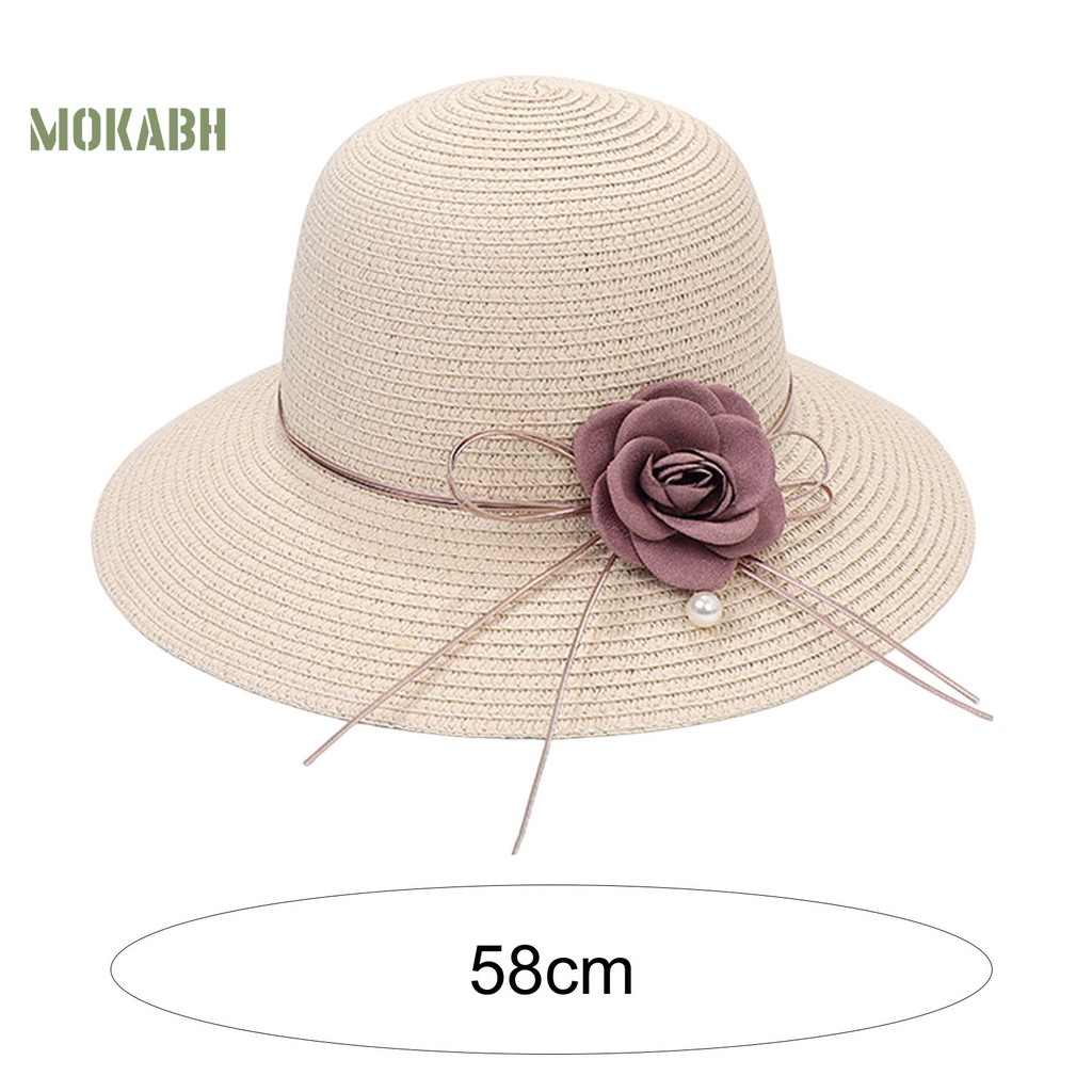 Nón Cối Màu Trơn Chống Tia UV Phong Cách Hàn Quốc Thời Trang Mùa Hè Cho Nữ