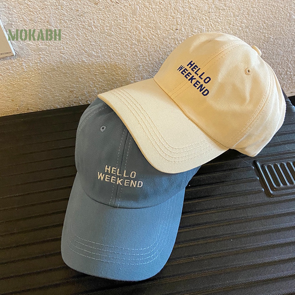 Mũ Lưỡi Trai Thêu Chữ Phong Cách Nhật Bản Thời Trang Xuân Hè Cho Nữ