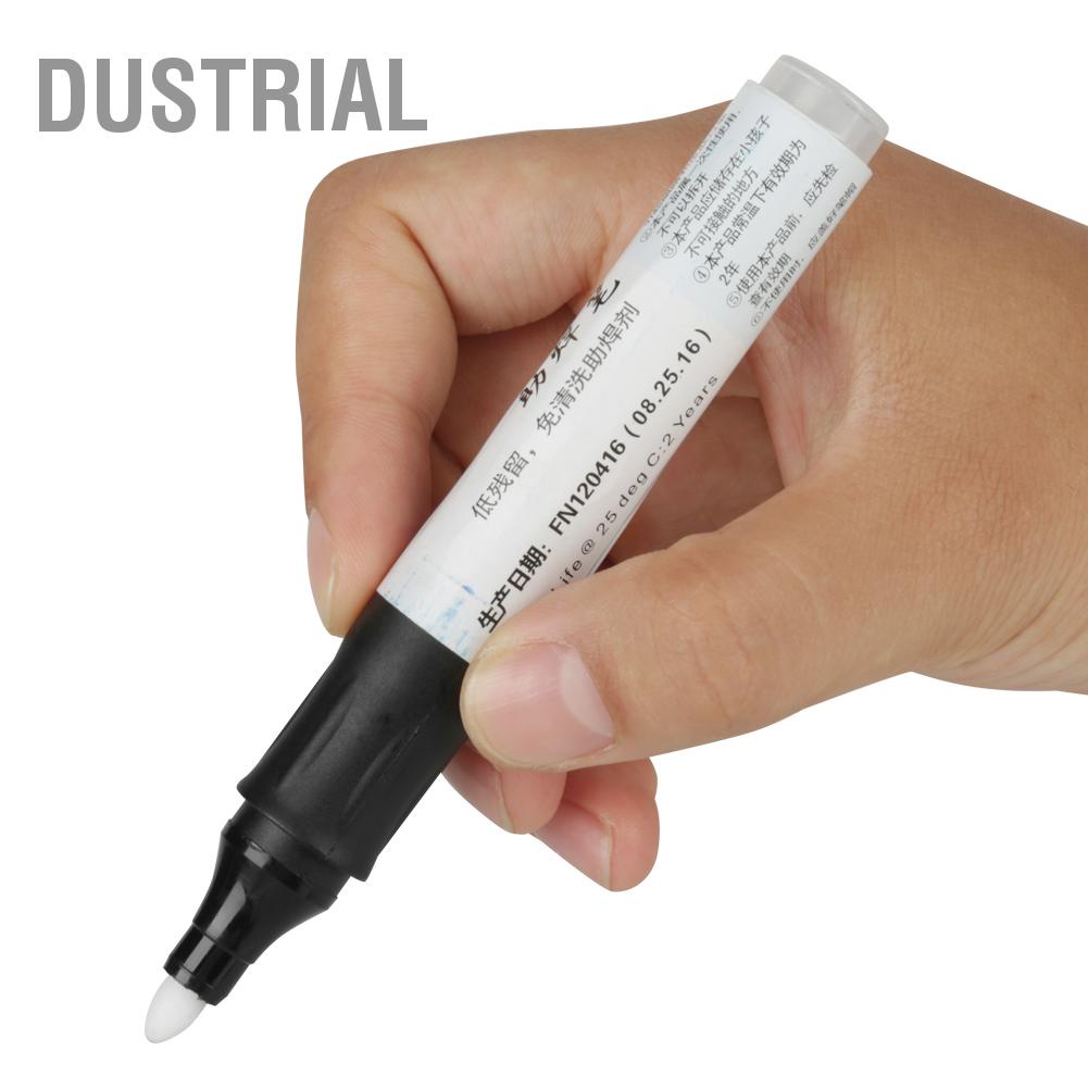 Dustrial 1Pc 13Cm 951 Hàn Nhựa Thông Lượng Bút Chất Rắn Thấp KHÔNG Sạch Cho Tấm Pin Năng Mặt Trời