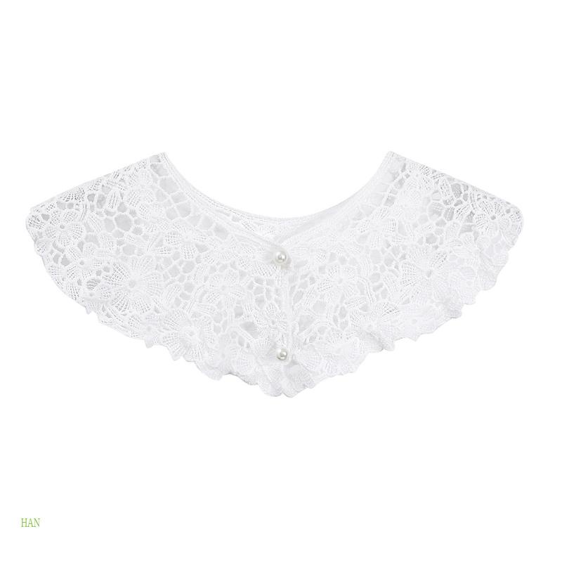 Cổ Áo Rời Cổ Tròn Chất Liệu Cotton Thời Trang Cho Nữ