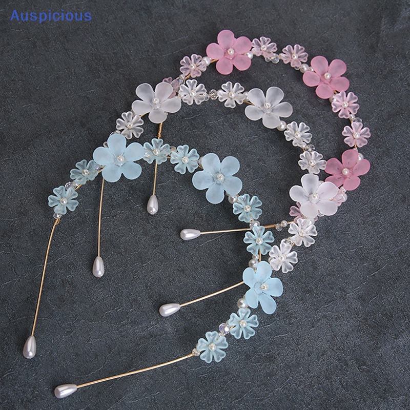 Băng Đô Hoa Đính Ngọc Trai Trắng Thanh Lịch Thời Trang Cho Cô Dâu