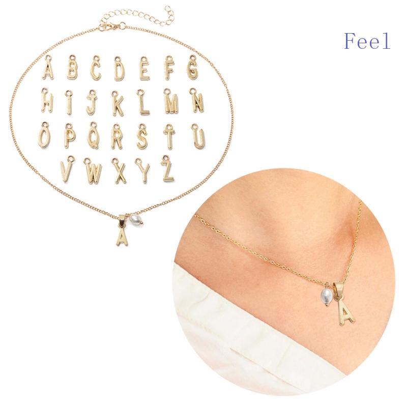 Vòng cổ Mặt Chữ Cái Đơn Giản Thời Trang Cho Nữ