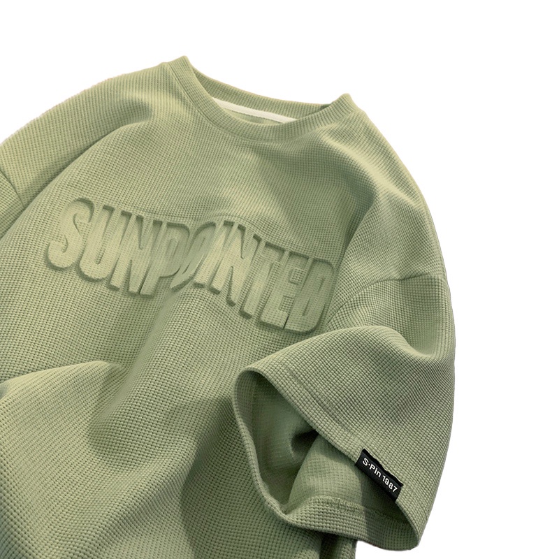 Áo Thun Ngắn Tay Dáng Rộng Thời Trang Mùa Hè Phong Cách Mới Cho Nam