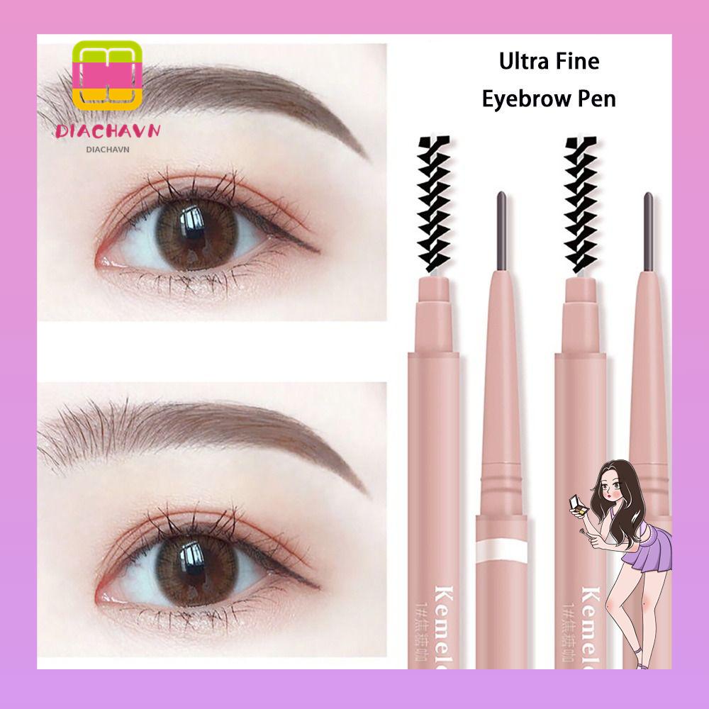 Bút Kẻ Lông Mày Đầu Siêu Mảnh 1.5mm 1.5mm Chống Mồ Hôi Không Gây Choáng Trang Điểm Chuyên Nghiệp