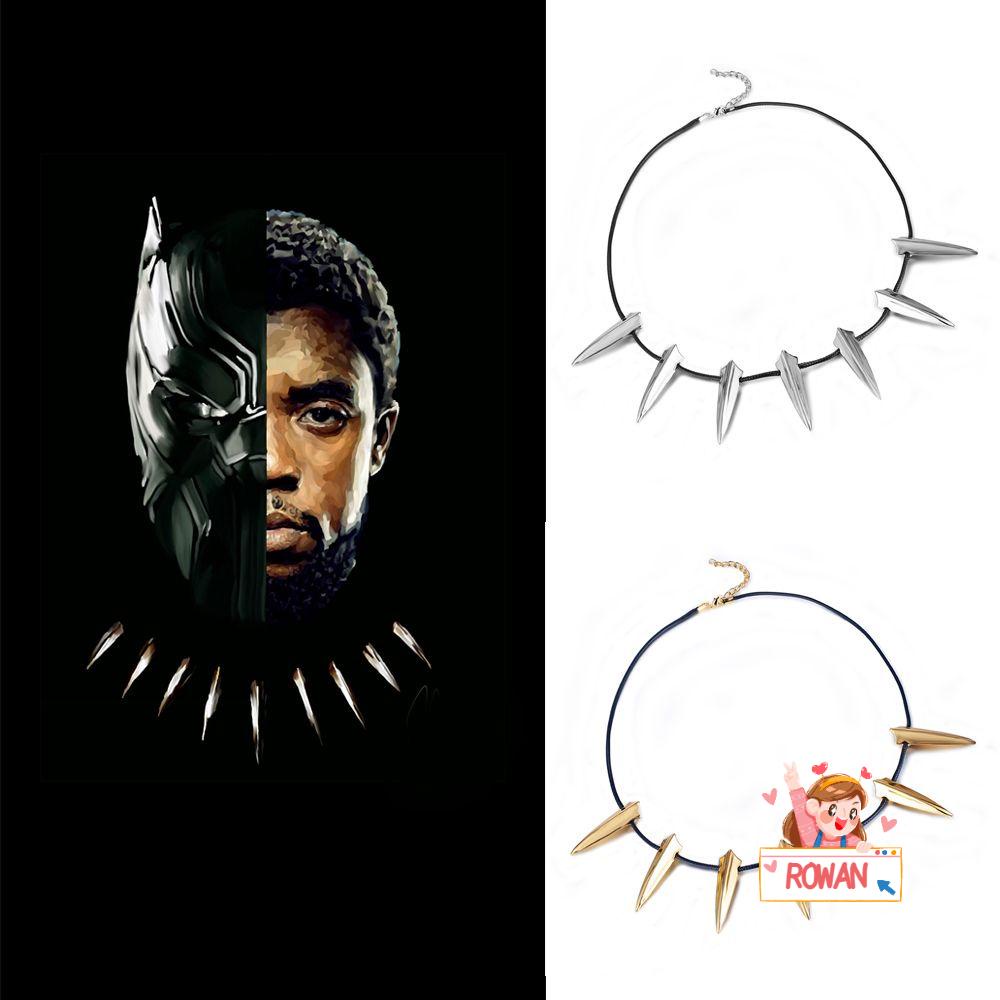 Vòng cổ Mặt Báo Đen Phong Cách Punk Hip Hop Punk Cổ Điển