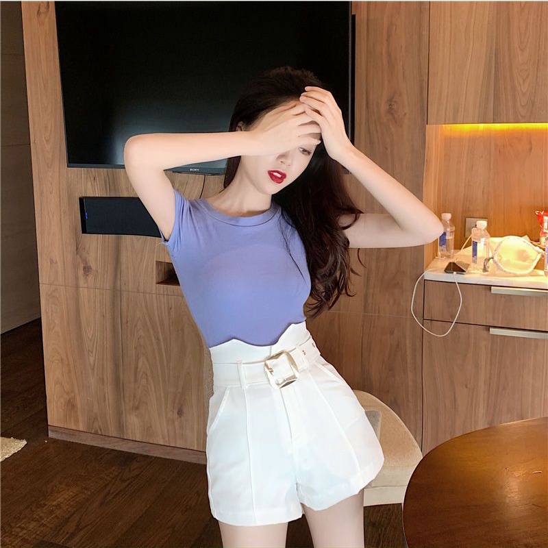 Áo Thun Tay Ngắn Phong Cách Hàn Quốc Thời Trang Mùa Hè 2023 Mới