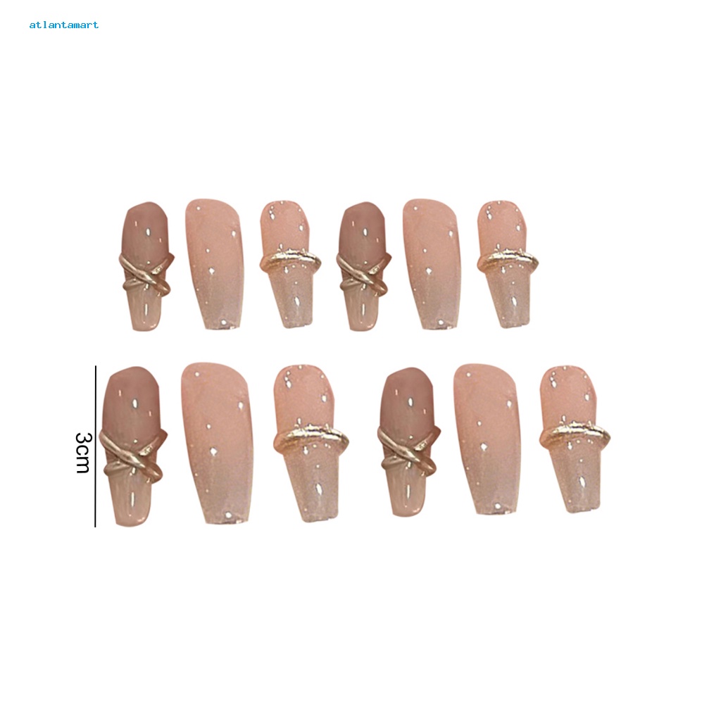 Túi Đựng Đồ Dùng Cao Cấp Tiện Dụng| 1 Bộ Móng Tay Giả Độ Bóng Cao Che Phủ Cao Hiệu Ứng Visual Effect Kèm Keo Dán Cho Salon