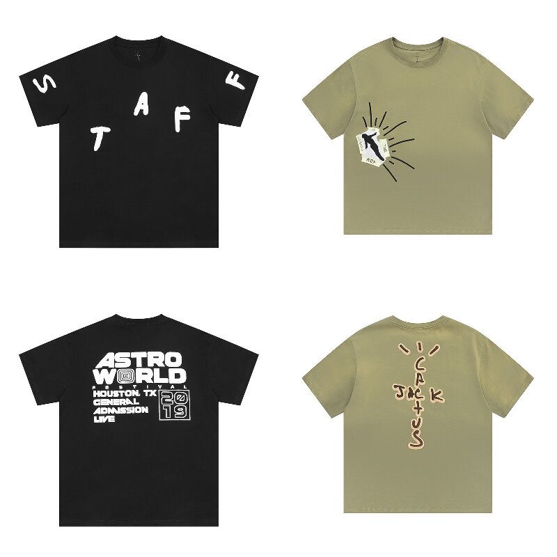 Hàng Có Sẵn Áo Thun Travis Scott ts Xương Rồng Jack