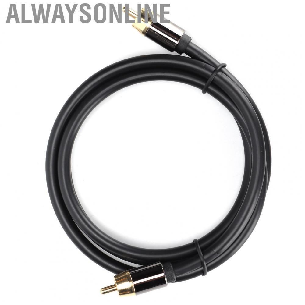 Alwaysonline 1m 1 Male To Subwoofer Digital Coaxial Cable Lead Audio Video