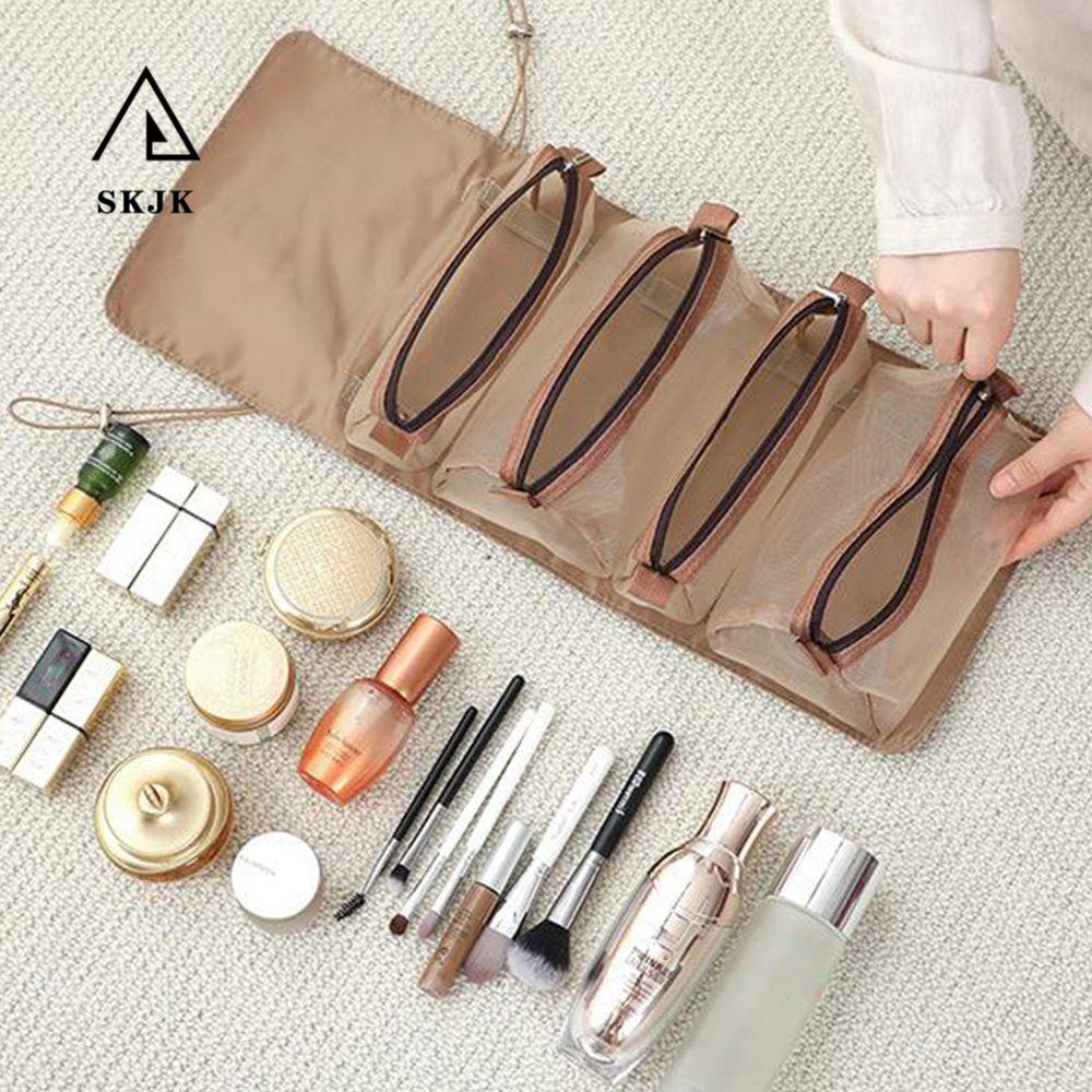 Túi Lưới Trong Suốt Đựng Mỹ Phẩm Có Khóa Kéo Tiện Dụng