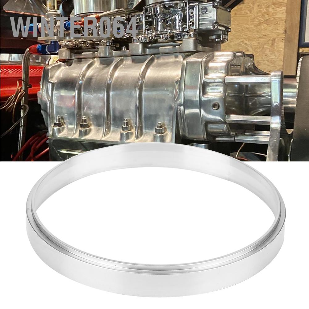 Winter064 Phụ kiện thay thế miếng đệm làm sạch không khí bằng nhôm cho carbs với lỗ mở 5 1/8in